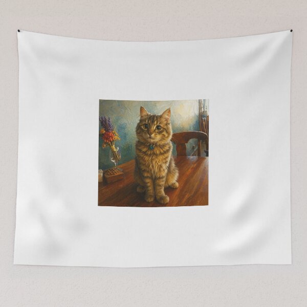 Item preview,  breakfast at a small cafe with little cat designed and sold by donchago.