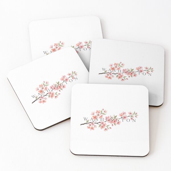 Item preview, Washington DC Cherry Blossoms Watercolor Floral Branch designed and sold by Fenay Designs.