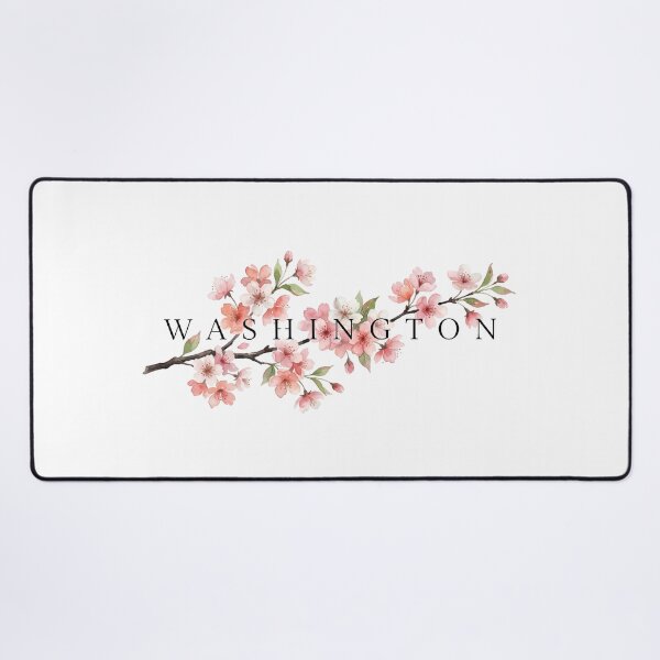 Item preview, Washington DC Cherry Blossoms Watercolor Floral Branch designed and sold by Fenay Designs.