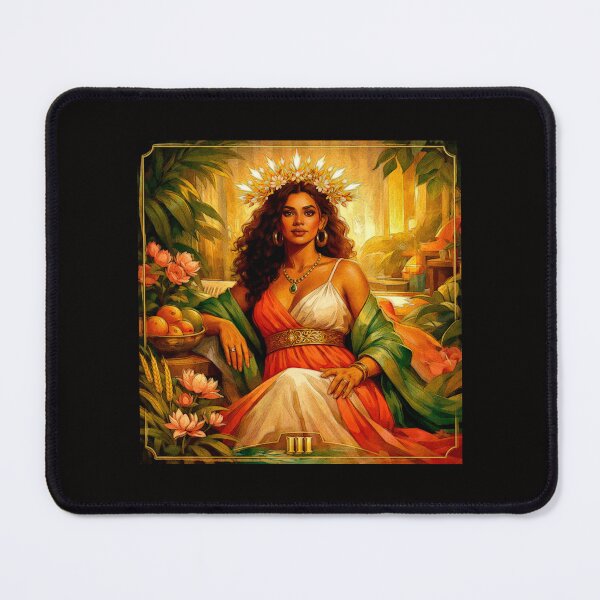 Item preview, The Empress tarot card, a powerful feminine figure representing motherhood, designed and sold by Helios Be. Lavsh.