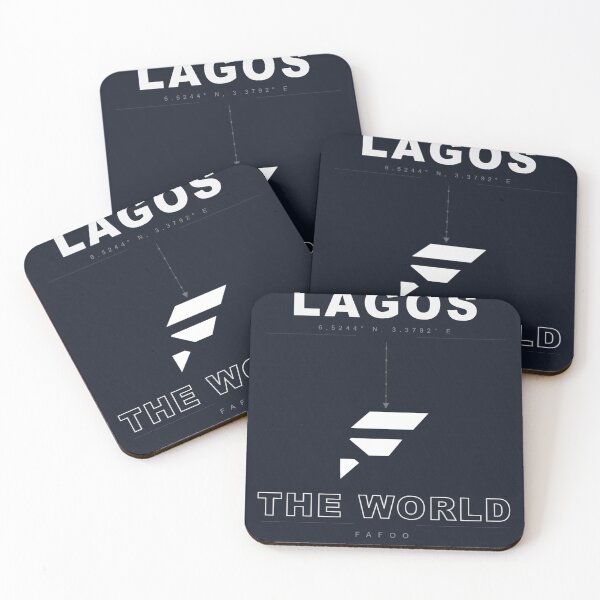 Item preview, Fafoo Lagos to World GPS Coordinates Luxury Streetwear designed and sold by Fafoo01.