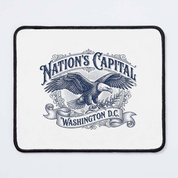 Item preview, Nation's Capital Washington DC Vintage Eagle Americana designed and sold by Fenay Designs.