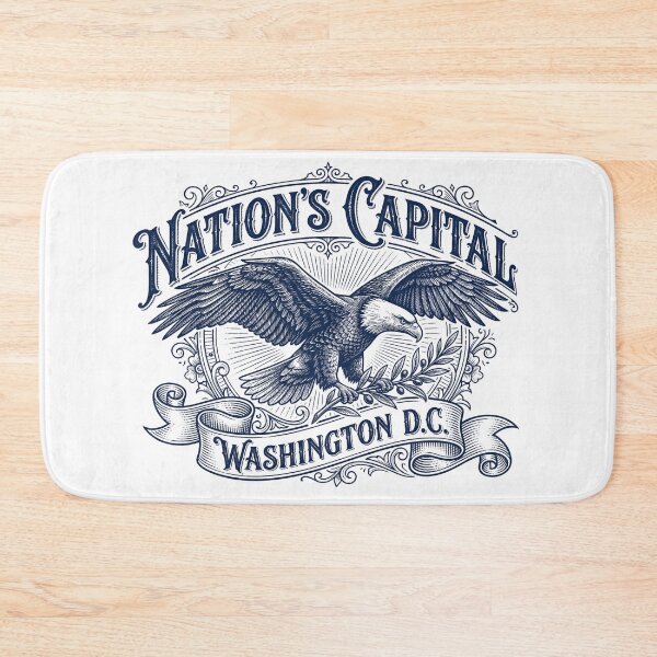 Item preview, Nation's Capital Washington DC Vintage Eagle Americana designed and sold by Fenay Designs.