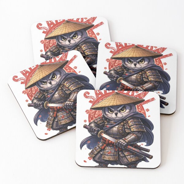 Item preview, Cute Samurai Owl designed and sold by AnikiBenj.