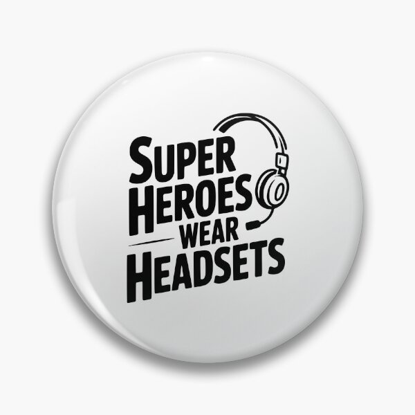 Item preview, Super Heroes Wear Headsets designed and sold by Frank Ring.