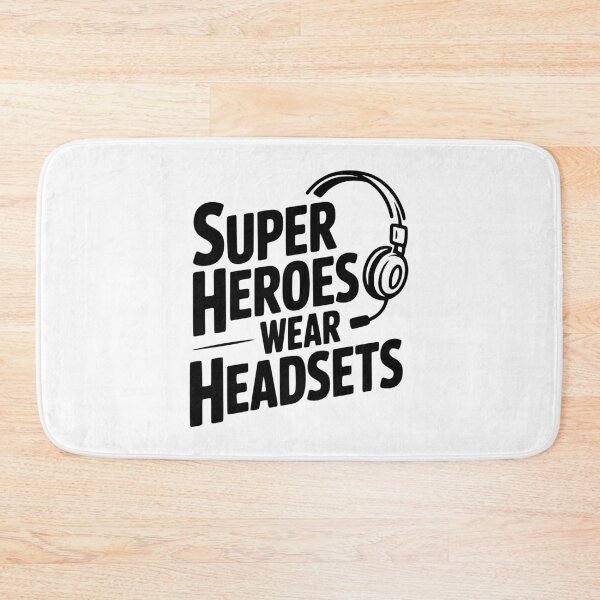 Item preview, Super Heroes Wear Headsets designed and sold by Frank Ring.