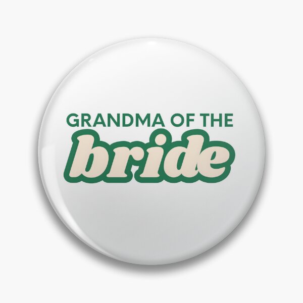Item preview, Retro Style "Grandma of the Bride" Graphic Design designed and sold by VibranPalette.