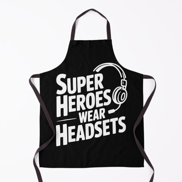 Item preview, Super Heroes Wear Headsets designed and sold by Frank Ring.