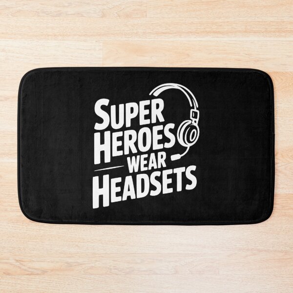 Item preview, Super Heroes Wear Headsets designed and sold by Frank Ring.