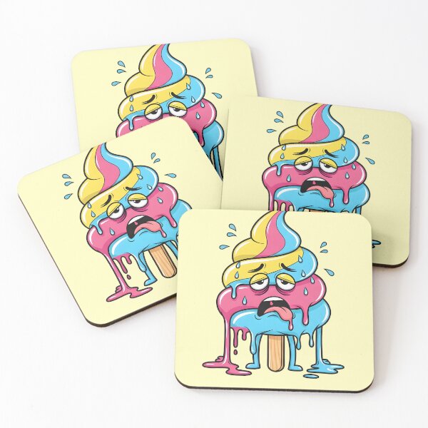 Item preview, Too Hot to Function – Melting Ice Cream Summer Design designed and sold by Sea Gem.