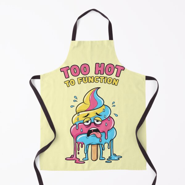 Item preview, Too Hot to Function – Melting Ice Cream Summer Design designed and sold by Sea Gem.