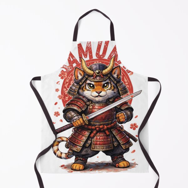 Artikelvorschau, Niedlicher Samurai-Tiger entworfen und verkauft von AnikiBenj.
