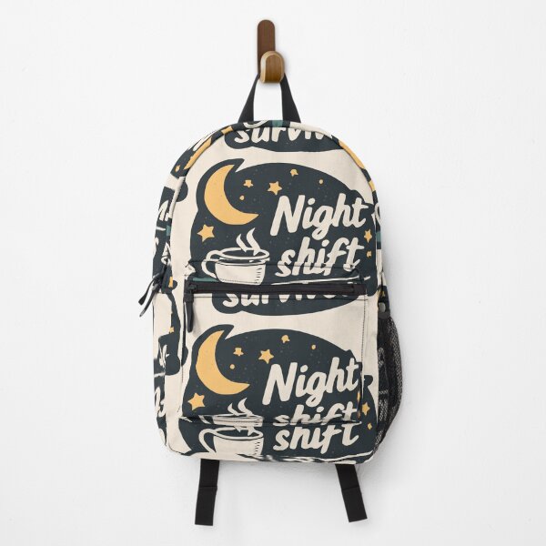 Item preview, Night Shift Survivor Sticker – Nurse Night Shift Humor– Nurse Insider Joke Funny Quote Sticker – Coffee Lover Humor Design, Chaos Life Aesthetic, Work Hustle Energy Gift designed and sold by VectorJoy.