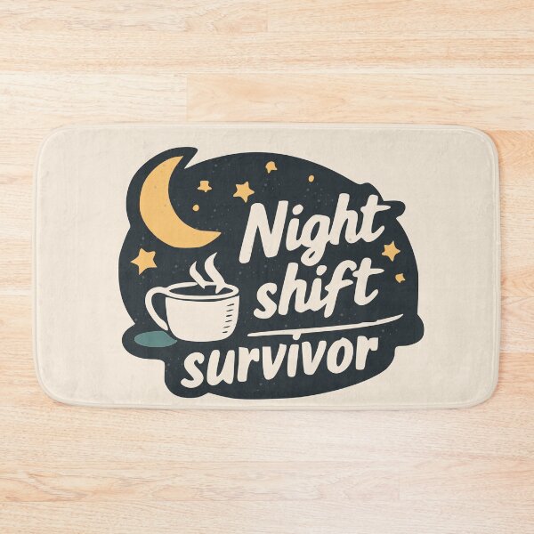 Item preview, Night Shift Survivor Sticker – Nurse Night Shift Humor– Nurse Insider Joke Funny Quote Sticker – Coffee Lover Humor Design, Chaos Life Aesthetic, Work Hustle Energy Gift designed and sold by VectorJoy.
