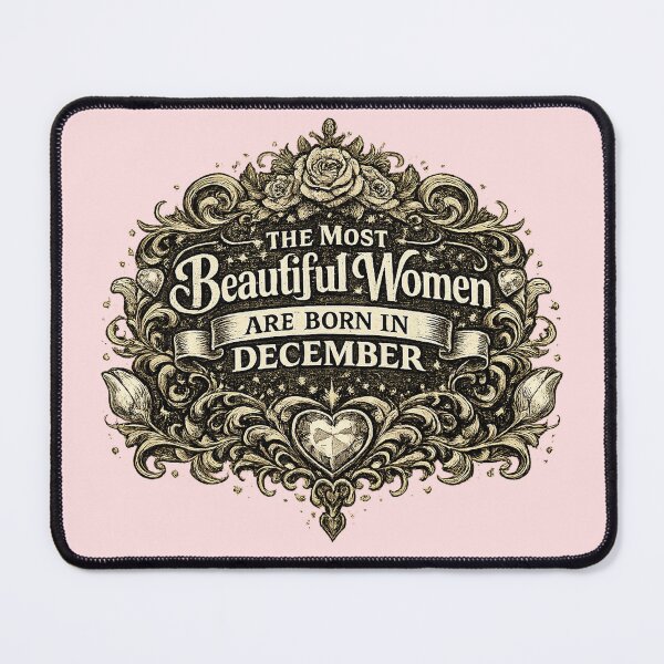 Item preview, The Most Beautiful Women Are Born In December – Vintage Elegant Birthday Design – December Birthday Gift for Women designed and sold by Szapeee.