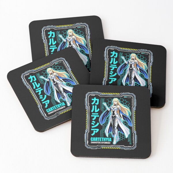 Item preview, Cartethyia Character Experiment Blonde Elf Armor Girl Sci-Fi Cyber Frame Katakana designed and sold by graphixpolash.