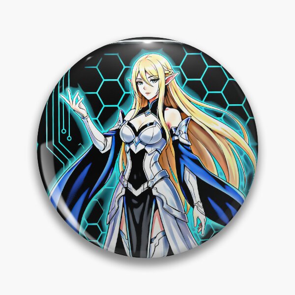 Item preview, Cartethyia Character Experiment Blonde Elf Armor Girl Sci-Fi Cyber Frame Katakana designed and sold by graphixpolash.