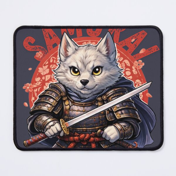 Item preview, Cute Samurai Wolf designed and sold by AnikiBenj.