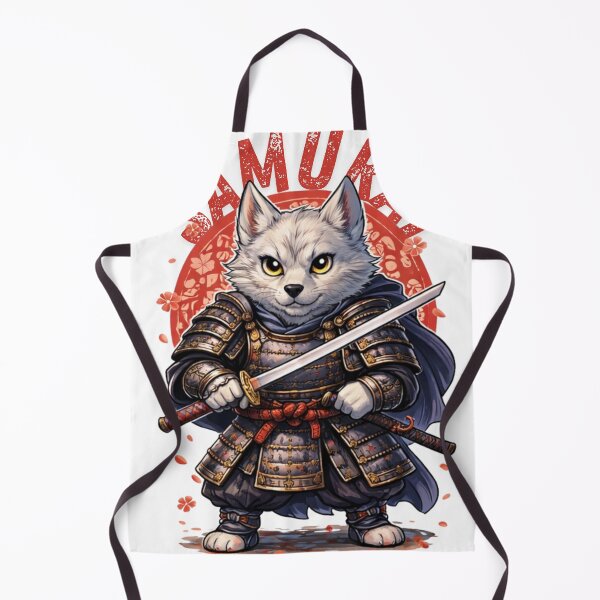 Item preview, Cute Samurai Wolf designed and sold by AnikiBenj.