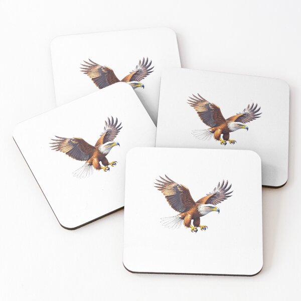 Item preview, Majestic Bald Eagle in Flight designed and sold by Joyfulfabric.