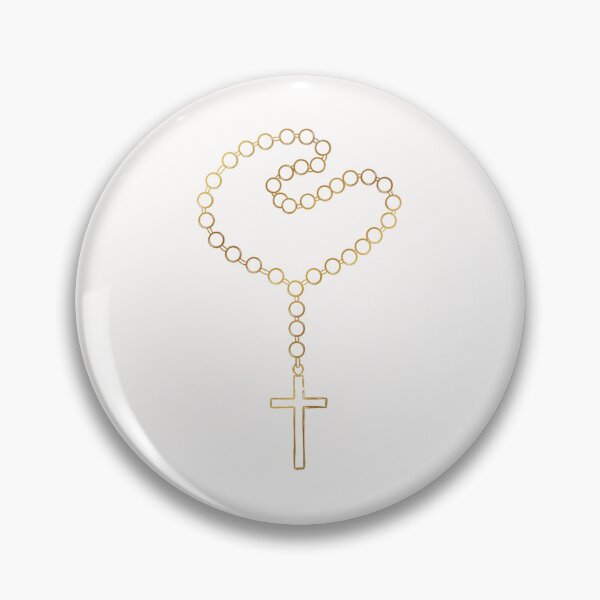 Item preview, Heart Shaped Rosary designed and sold by SoulFlow Stickers.