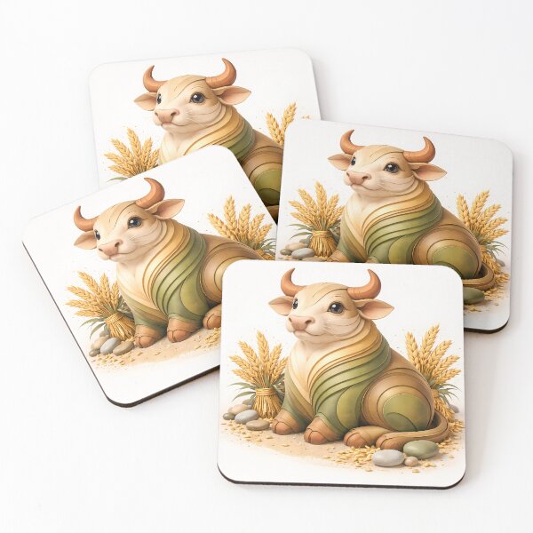Item preview, Year of the Ox — Chinese Zodiac Paper Art Print | Lunar New Year Gift designed and sold by Symbol Universe.