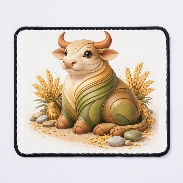 Item preview, Year of the Ox — Chinese Zodiac Paper Art Print | Lunar New Year Gift designed and sold by Symbol Universe.