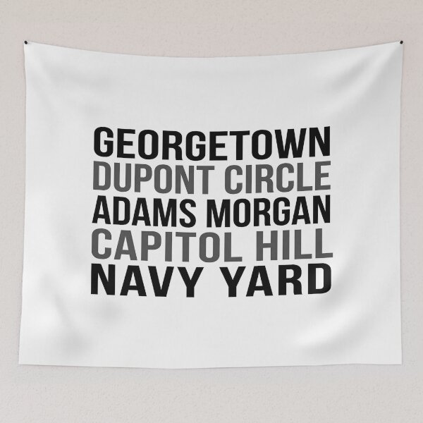 Item preview, Georgetown Dupont Circle Adams Morgan Capitol Hill Navy Yard Washington DC designed and sold by Fenay Designs.