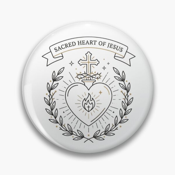 Item preview, Sacred Heart of Jesus designed and sold by SoulFlow Stickers.