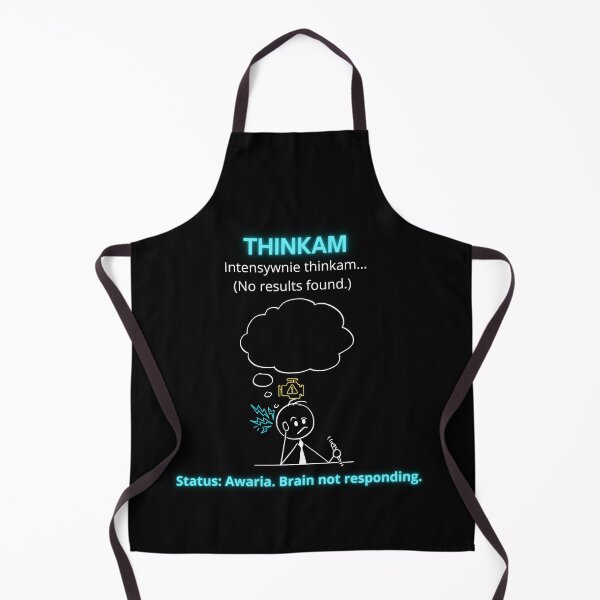 Item preview, Black Thinkam Intensywnie - Funny Polinglish Brain Humor Gift No Results Found designed and sold by VibePolinglish.