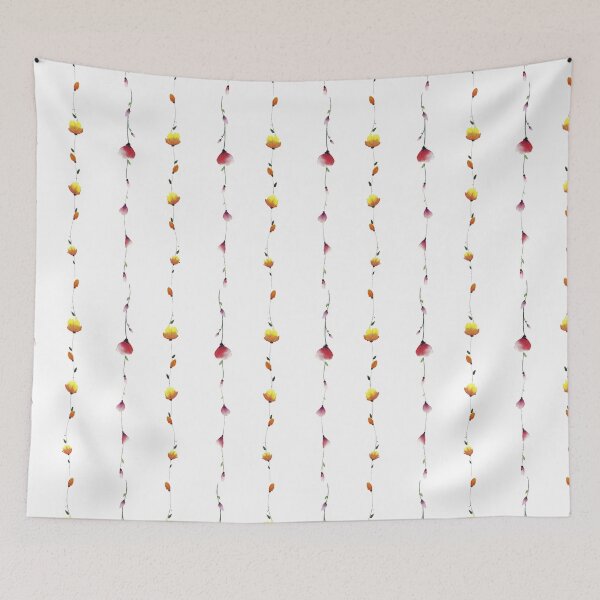 Item preview, Floral Red LINE Patten Transparent background designed and sold by VitSArt.