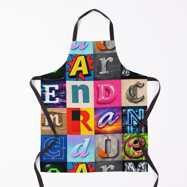 Item preview, Randomcore Letters Checkerboard Style Clash designed and sold by The Nichecore Trend Store.