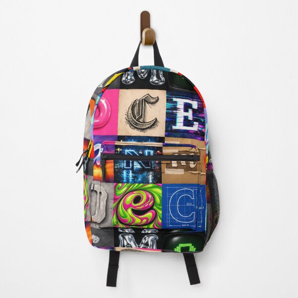 Item preview, Randomcore Letters Checkerboard Style Clash designed and sold by The Nichecore Trend Store.
