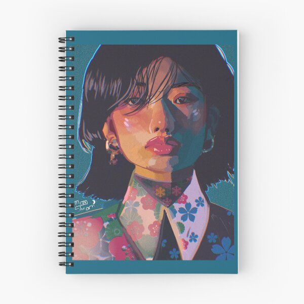 Item preview, Digital painting of a girl with yellow lighting  designed and sold by Moonshroomarts.