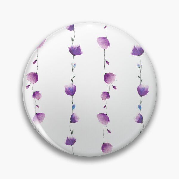Item preview, Floral Violet LINE Patten on Transparent background designed and sold by VitSArt.