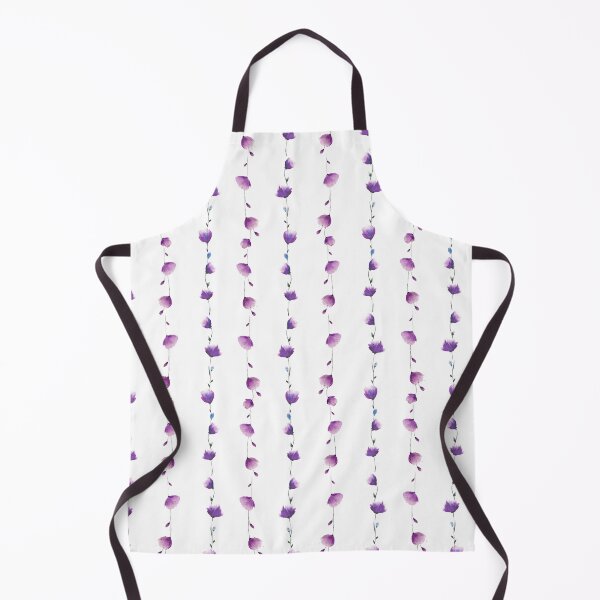 Item preview, Floral Violet LINE Patten on Transparent background designed and sold by VitSArt.