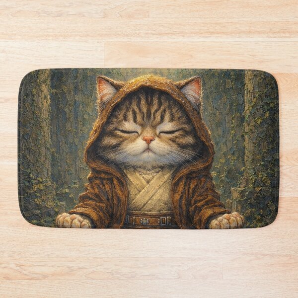 Item preview, Ancient Temple Zen Cat Master designed and sold by CataosMeow.