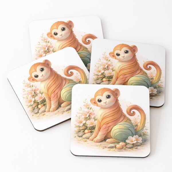 Item preview, Year of the Monkey — Chinese Zodiac Paper Art Print | Lunar New Year Gift designed and sold by Symbol Universe.