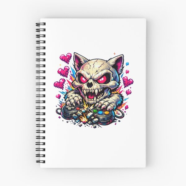 Item preview, Cat Skull Gamer Rage designed and sold by LuveraxArt.