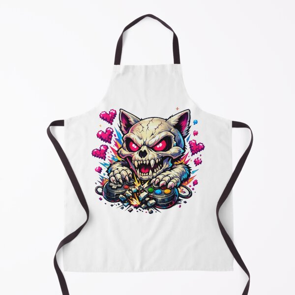 Item preview, Cat Skull Gamer Rage designed and sold by LuveraxArt.