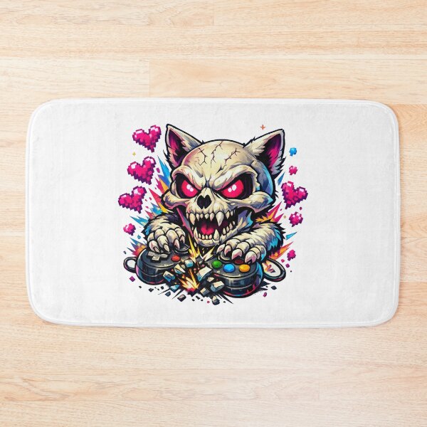 Item preview, Cat Skull Gamer Rage designed and sold by LuveraxArt.