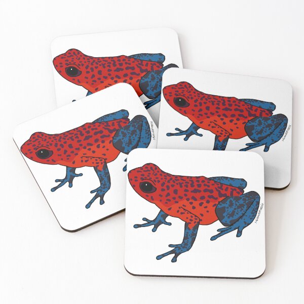 Item preview, Strawberry Poison Dart Frog (Oophaga pumilio) designed and sold by MirandaFreezie.