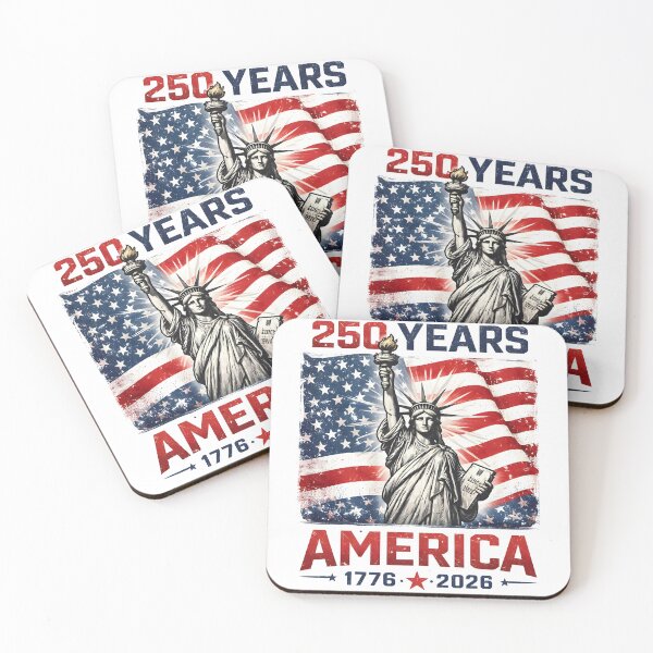 Item preview, 250 Years America Statue of Liberty Patriotic USA Design 1776 2026 Independence Day Vintage Flag Style designed and sold by Polarisofficial.