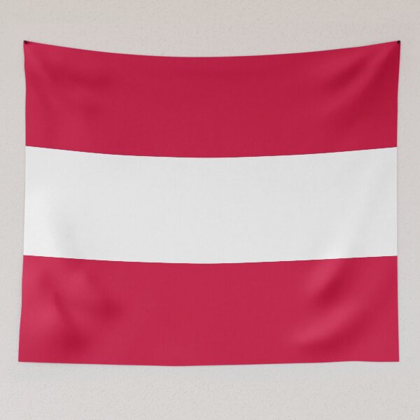 Item preview, The AUSTRIAN NATIONAL FLAG (Red, White and Red) Horizontal STRIPES designed and sold by RachelMacht.