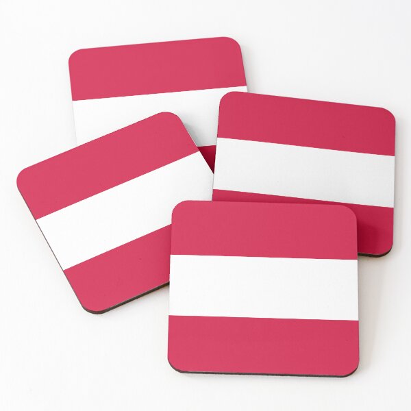 Item preview, The AUSTRIAN NATIONAL FLAG (Red, White and Red) Horizontal STRIPES designed and sold by RachelMacht.