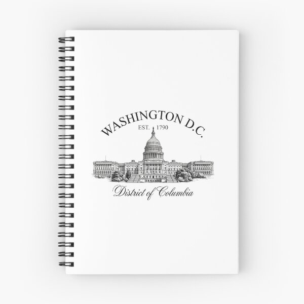 Item preview, Washington DC Est 1790 District Of Columbia Capitol designed and sold by Fenay Designs.