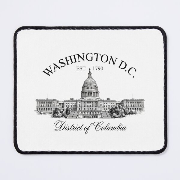 Item preview, Washington DC Est 1790 District Of Columbia Capitol designed and sold by Fenay Designs.