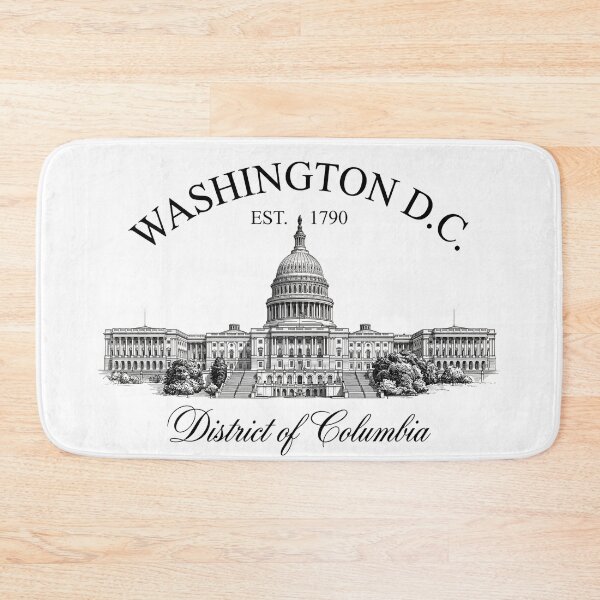 Item preview, Washington DC Est 1790 District Of Columbia Capitol designed and sold by Fenay Designs.