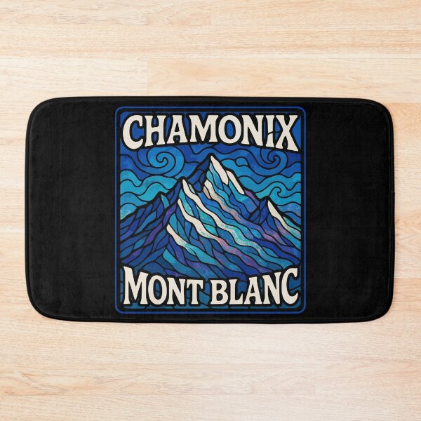 Item preview, Chamonix Mont Blanc France Stained Glass Art designed and sold by TomFrontierArt.