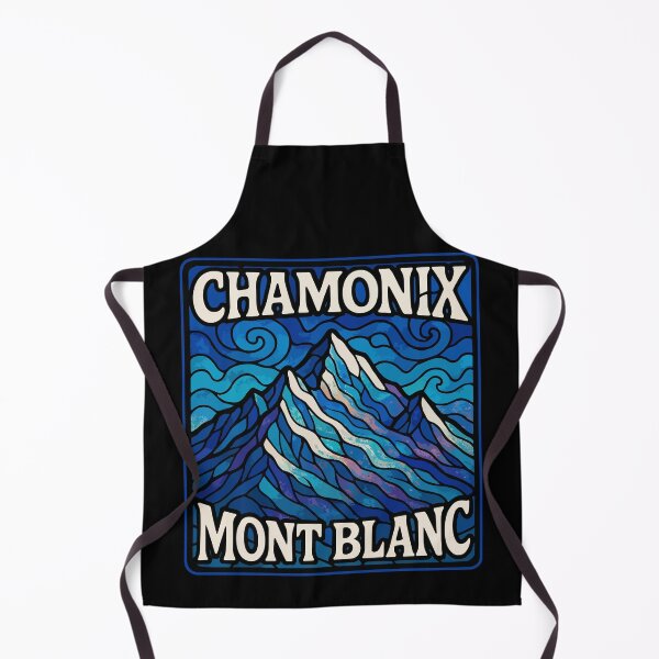 Item preview, Chamonix Mont Blanc France Stained Glass Art designed and sold by TomFrontierArt.